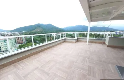 Uma vista incrível nesta cobertura de 3 dormitórios ; sendo duas suítes ;  no itaguá e perto do tenório