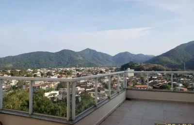 Cobertura penthouse com 3 suítes e fino acabamento. vista da serra e do mar!