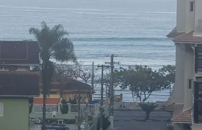 Linda cobertura na praia grande, 4 suítes. vista mar!