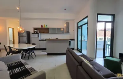 Excelente apartamento com vista mar, amplo, mobiliado e decorado
