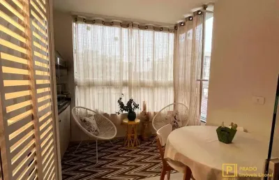 Apartamento com 2 dormitórios ( 1 suíte) perto da praia grande e praia do tenório