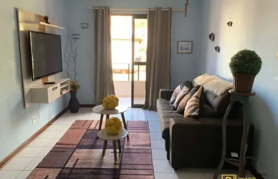 Apartamento bem localizado na praia grande, 2 dormitórios, suíte, 90m²