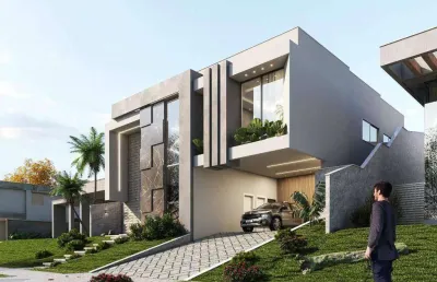 Casa com 4 dormitórios à venda, 304 m² por r$ 1.780.000 - alphaville - juiz de fora/mg