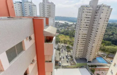 Cobertura com 3 dormitórios para alugar, 182 m² por r$ 6000,00/mês  - champagnat - curitiba/pr