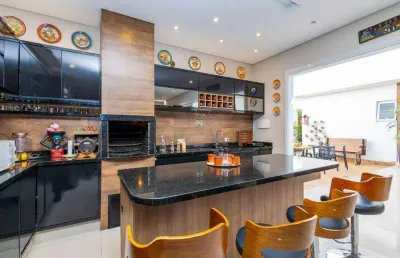 Casa com 4 dormitórios à venda, 328 m² - santa felicidade - curitiba/pr