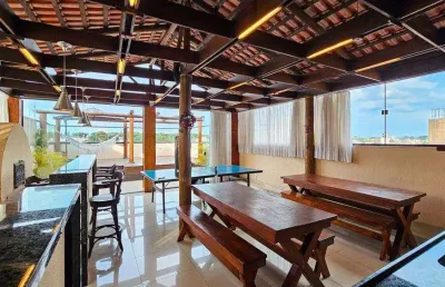 Cobertura semimobiliada com 3 dormitórios à venda, 246 m² por r$ 1.950.000 - água verde - curitiba/pr