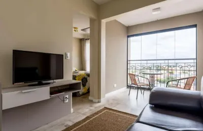 Apartamento com 1 dormitório para alugar por r$ 2.190,00 no bairro centro - curitiba / pr
