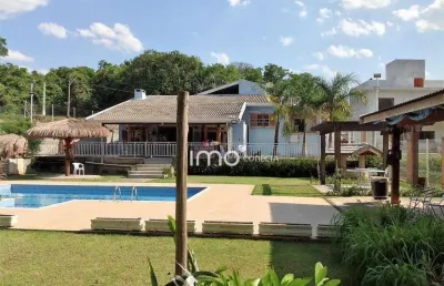 Casa com bela piscina , muita área verde e muito espaço . aceita financiamento, 400 m² a.c por r$ 1.300.000 - horizonte azul ii - itupeva/sp
