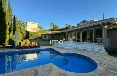 Maravilhosa casa térrea com 4 suítes à venda, 602 m² - condomínio village visconde de itamaracá - valinhos/sp!