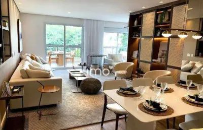 Apto no cond. le parc residence jundiaí - 165m² - 4 quartos sendo 3 suítes, 4 vagas, mobiliado !
