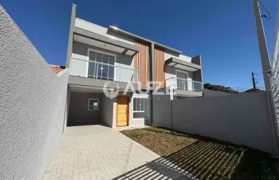 Sobrado à venda com 3 quartos sendo uma suíte no bairro cachoeira, araucária, pr