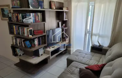Apartamento à venda, jardim gurilândia, taubaté, com dois dormitórios e uma vaga de garagem.
