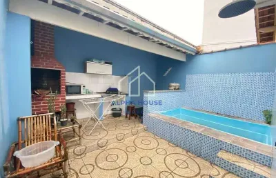 Casa à venda com 02 dormitórios e área gourmet com piscina no loteamento residencial andrade, em pi