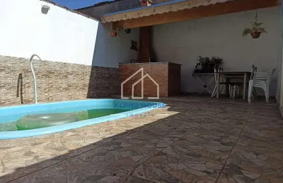 Casa para venda , residencial laerte assunção em moreira césar, com dois dormitórios e área de gour