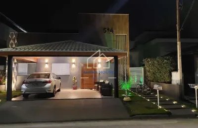 Casa à venda, condomínio campos do conde ii, tremembé, com quatro dormitórios sendo uma suíte. casa