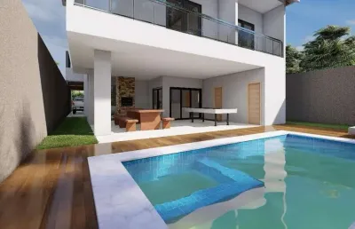 Sobrado de alto padrão no bairro iguaçu em araucária: luxo, conforto e localização privilegiada par