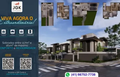 Sobrados luxuosos a poucos passos da igreja matriz – acabamento premium e fachada moderna! localiza