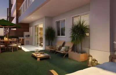 Apartamento garden para venda em rio de janeiro, recreio dos bandeirantes, 2 dormitórios, 1 suíte, 2 banheiros, 1 vaga