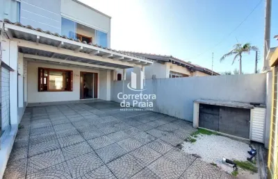 Duplex para venda em tramandaí, zona nova, 3 dormitórios, 1 suíte, 3 banheiros, 2 vagas