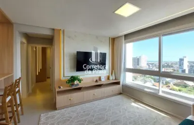 Apartamento para venda em tramandaí, centro, 2 dormitórios, 1 suíte, 2 banheiros, 1 vaga