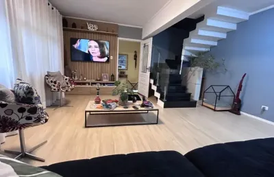 Vila prudente lindo sobrado mobiliado ar condicionado e espaço gourmet