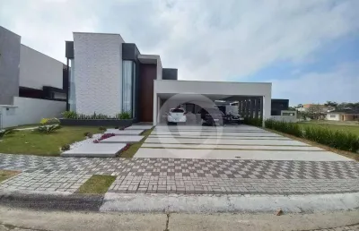 Casa com 5 dormitórios à venda, 400 m² por r$ 4.000.000,00 - condomínio reserva do paratehy - são josé dos campos/sp