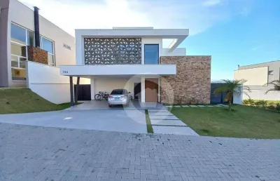 Sobrado com 4 dormitórios, 350 m² - venda por r$ 3.850.000,00 ou aluguel por r$ 21.010,00/mês - condomínio residencial alphaville i - são josé dos campos/sp