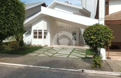Sobrado com 4 dormitórios sendo 2 suítes para alugar, 285 m² por r$ 14.959/mês - parque residencial aquarius - são josé dos campos/sp