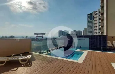 Apartamento com 1 dormitório para alugar, 55 m² por r$ 4.752,50/mês - jardim aquarius - são josé dos campos/sp