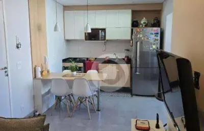 Apartamento com 2 dormitórios à venda, 58 m² por r$ 585.000 - parque industrial - são josé dos campos/sp