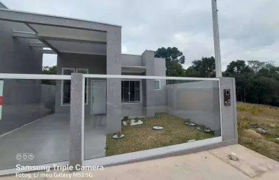 Casa com 3 quartos à venda na rua gerivá, 60, eucaliptos, fazenda rio grande, 77 m2 por r$ 370.000