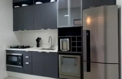 Lindo apartamento 97m2 3 dorms sendo 2 suites + banheiro + 1 lavabo e 3 vagas.