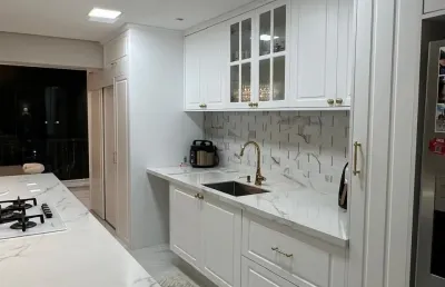 Park athene 110m2 3 dorms 3 vagas mobiliado  lindo apartamento