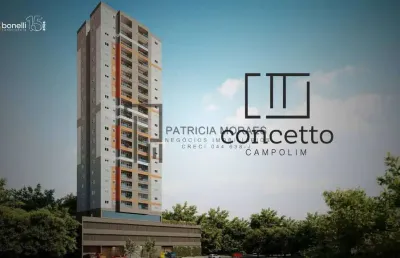Moderno e feito para você: apartamentos 71,09 até 73,20 2 dormit. campolim