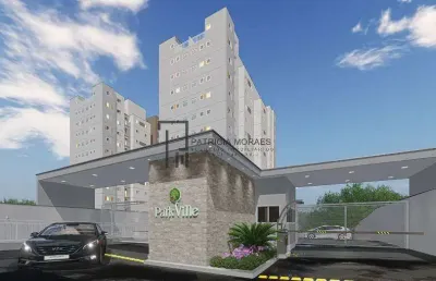 More na zona oeste:  seu apê de 47,61 m², 2 dormit. 1 suíte e todo lazer!
