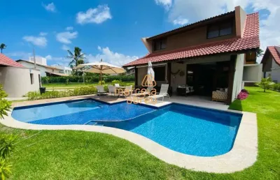 Excelente bangalô no condomínio oka beach residence em porto de galinhas com 150 m2