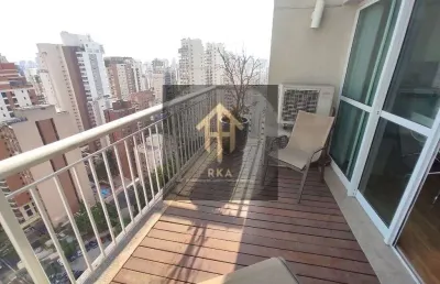 Apartamento duplex com 1 dormitório para alugar, 104 m² por r$ 14.231/mês - moema - são paulo/sp