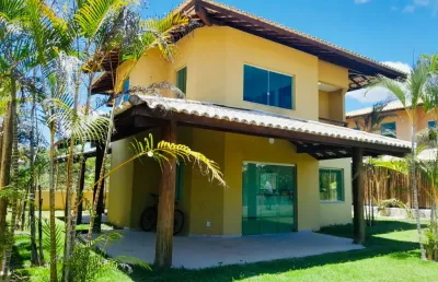 Casa de condomínio, 164m², 4 quartos, com piscina privativa em imbassai