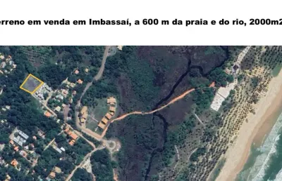 Vende-se terreno de 2.000m² em imbassaí – excelente oportunidade!