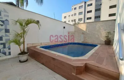 Sobrado com 3 quartos, aviação, praia grande - r$ 690 mil, cod: 4253
