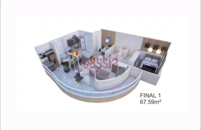 Apartamento com 2 quartos, balneário maracanã, praia grande - r$ 420 mil, cod: 4724