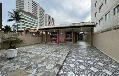 Casa com 3 quartos para alugar na vila caiçara, praia grande , 346 m2 por r$ 5.000