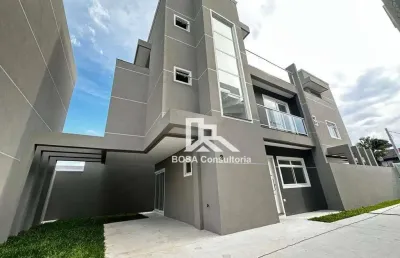 Sobrado com 3 dormitórios à venda, 129 m² por r$ 850.000,00 - capão raso - curitiba/pr