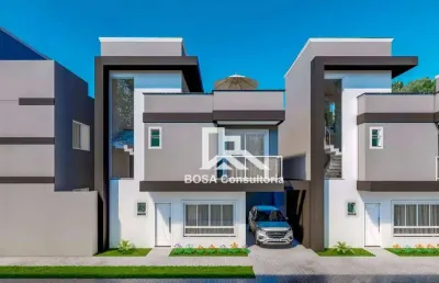 Sobrado com 3 dormitórios à venda, 120 m² por r$ 749.900,00 - portão - curitiba/pr