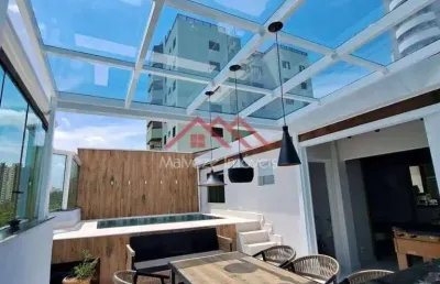 Cobertura com 3 dormitórios à venda, 202 m² por r$ 1.220.000,00 - vila caminho do mar - são bernardo do campo/sp