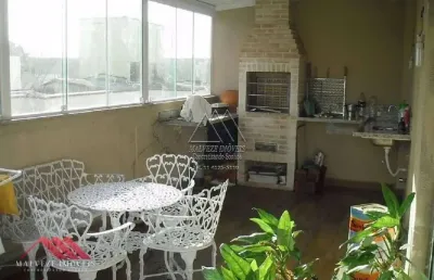 Cobertura com 3 dormitórios à venda, 230 m² por r$ 1.000.000,00 - vila caminho do mar - são bernardo do campo/sp