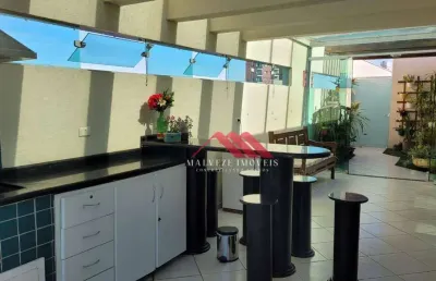 Cobertura com 3 dormitórios à venda, 238 m²  - vila caminho do mar - são bernardo do campo/sp
