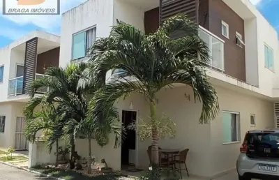 Casa alto padrão para venda em lauro de freitas, vila praiana, 4 dormitórios, 3 suítes, 4 banheiros, 2 vagas