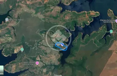 Área no manso, 18 hectares, comunidade joão carro, 800m de beira de lago codigo: 62852