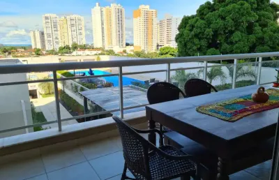 Apartamento localizado no condomínio ópera prima - santa rosa, com 147m2, 4 quartos sendo 2 suítes, cozinha, área de serviço, sala com dois ambientes, sacada com churrasqueira e 02 vagas de garagem. c